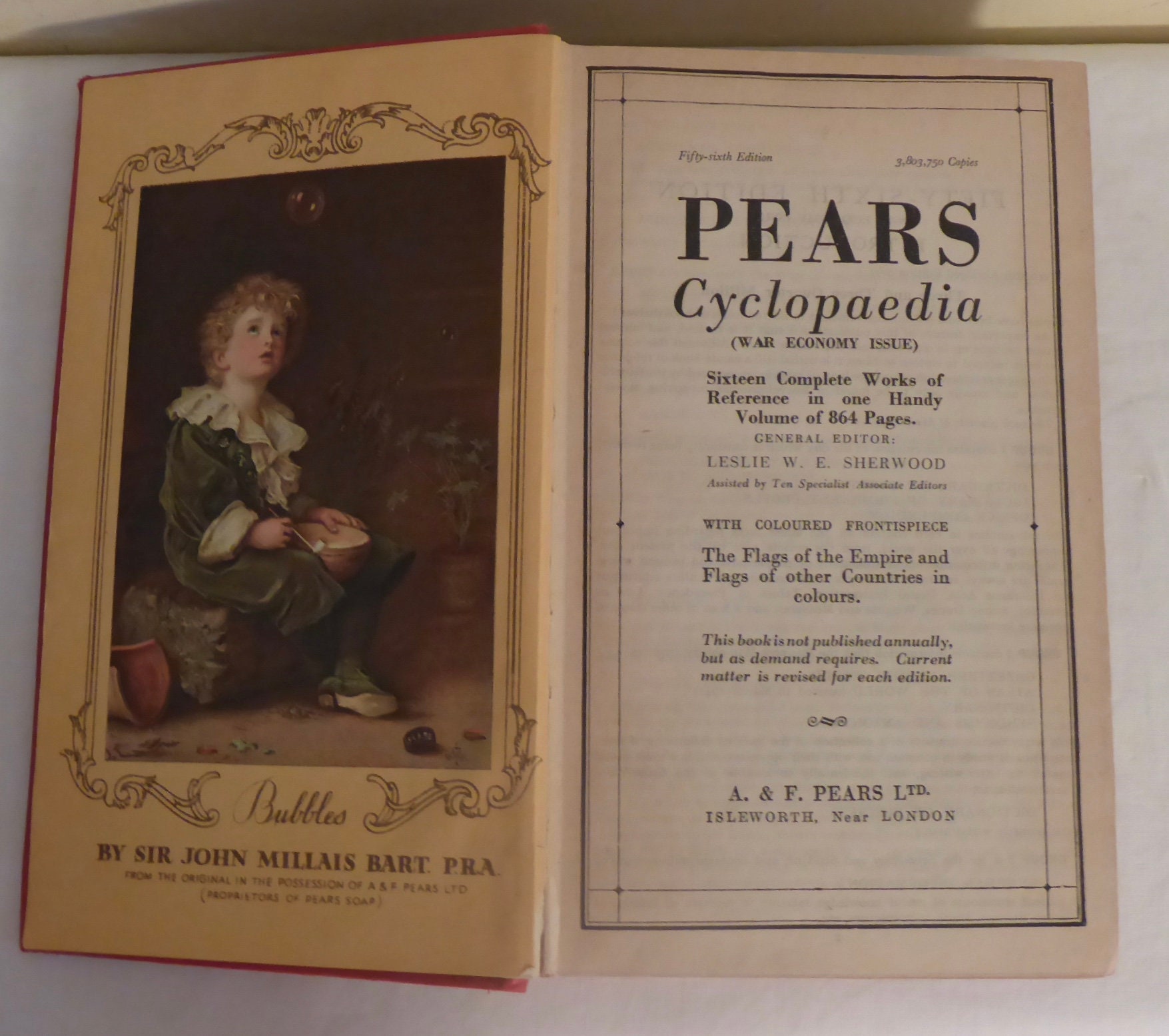 Pears Cyclopaedia 56th Edition War Economy Issue A. F. Pears Etsy