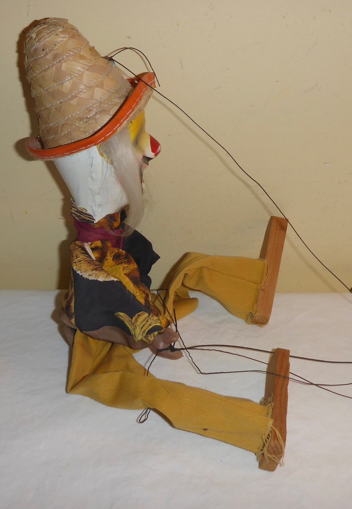 Vintage Clown String Puppet Vintage Clown String Etsy