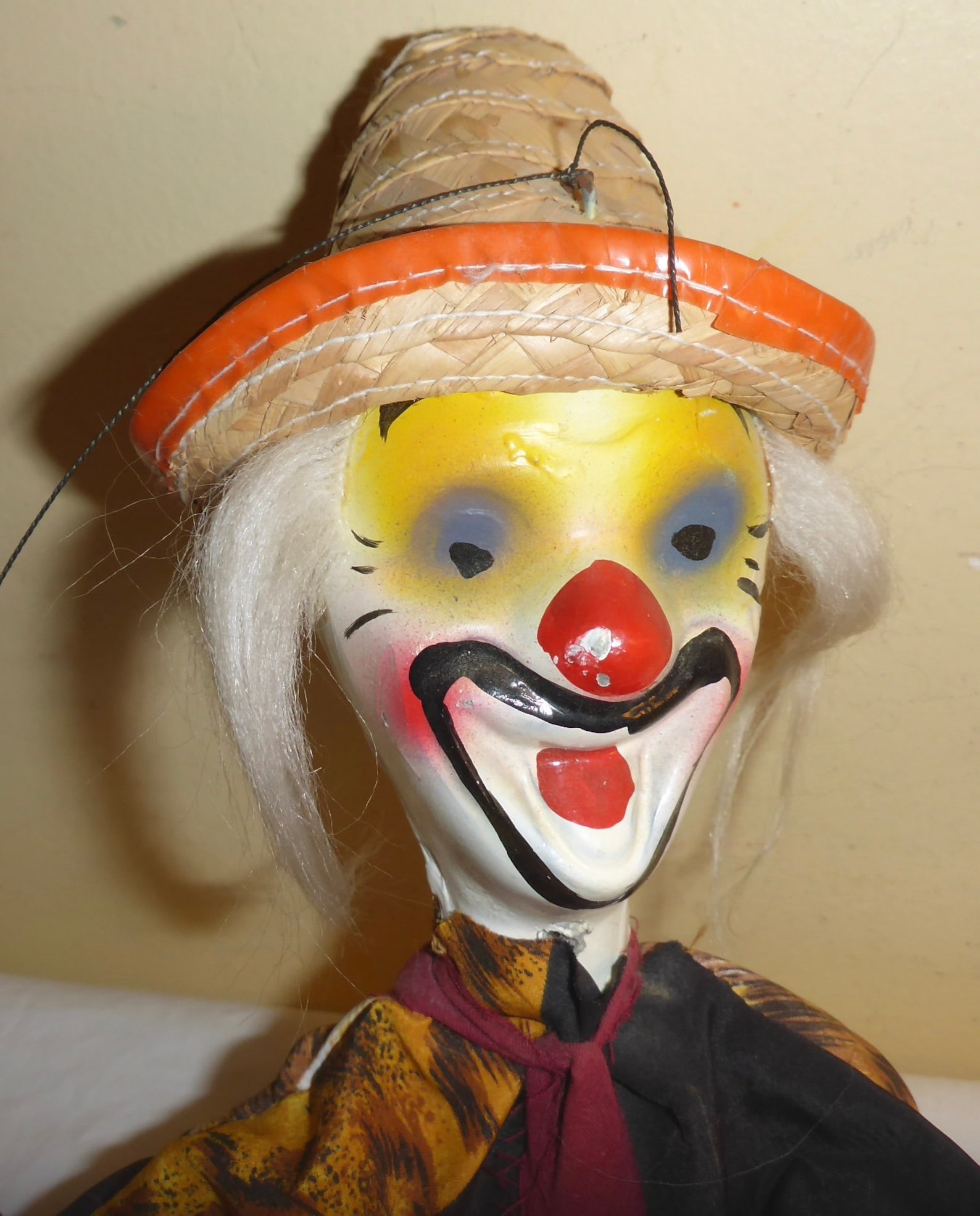 Vintage Clown String Puppet Vintage Clown String Etsy