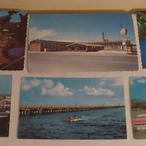 Mixed Lot of Vintage U.S. Travelling Post Cards - 10 Vintage U.S. Travelling Post Cards - Lot of Vintage Souvenir U.S. Post Cards