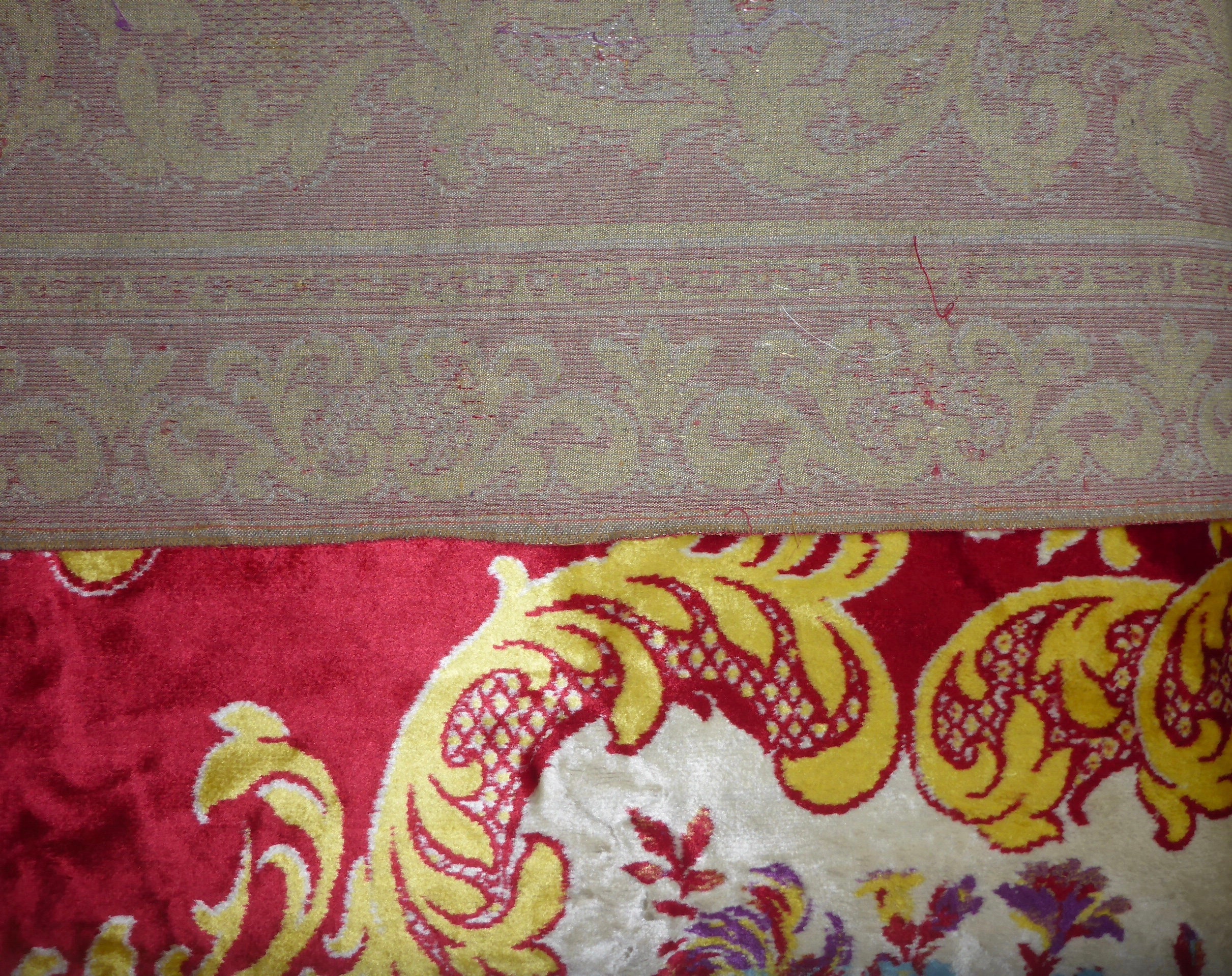 Vintage Italian Velvet Bedspread Vintage Italian Wedding Etsy
