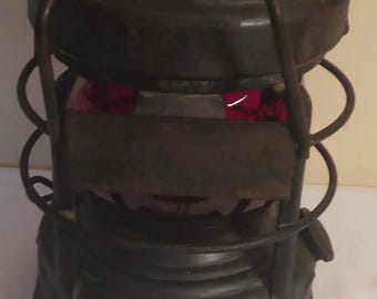 RARE Vintage Embury Luck-E-Lite No.25 Railroad Train Lantern
