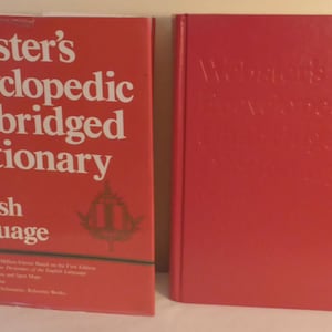 1989 Webster&#39;s Encyclopedic Unabridged Dictionary of the English Language - Large Vintage Webster&#39;s Dictionary - Large Coffee Table Book