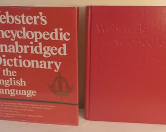 Vintage Webster's Dictionary and Encyclopedia, 1959 Illustrated