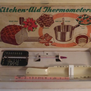 Vintage Kitchen-Aid Thermometers made by The Chaney Manufacturing Co., Inc. Springfield, Ohio - Vintage Kitchen Thermometers