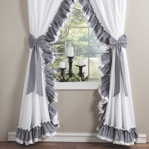 Gingham Cottage Curtains