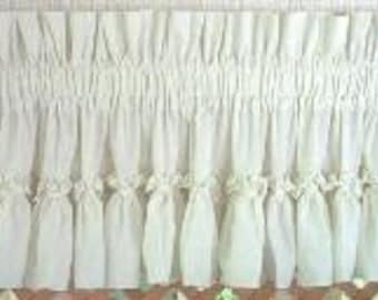 Cottage Ruffled Valance