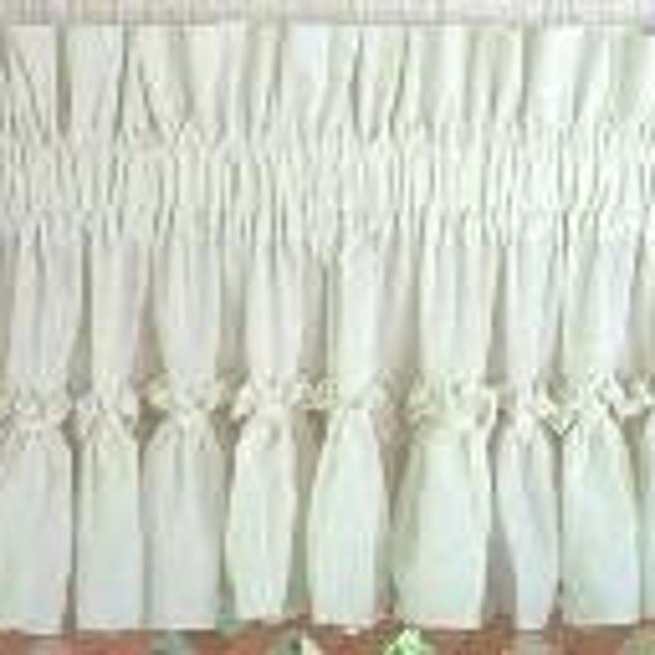 Cottage Ruffled Valance