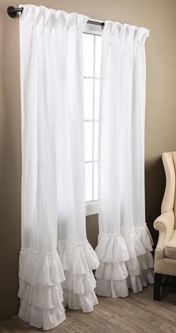 Kimberly Ruffled Curtains Etsy