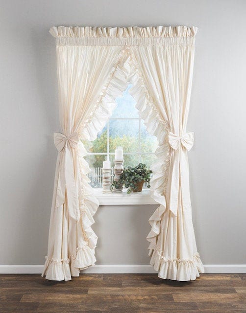 Cottage Ruffled Curtains (100"Wide)