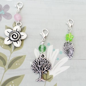 Clip-On Charm | Zipper Pull | ID Badge Reel Charm | Backpack Charm