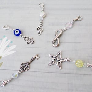 Zipper Pull | ID Badge Reel Charm | Backpack Charm | Clip-On Charm