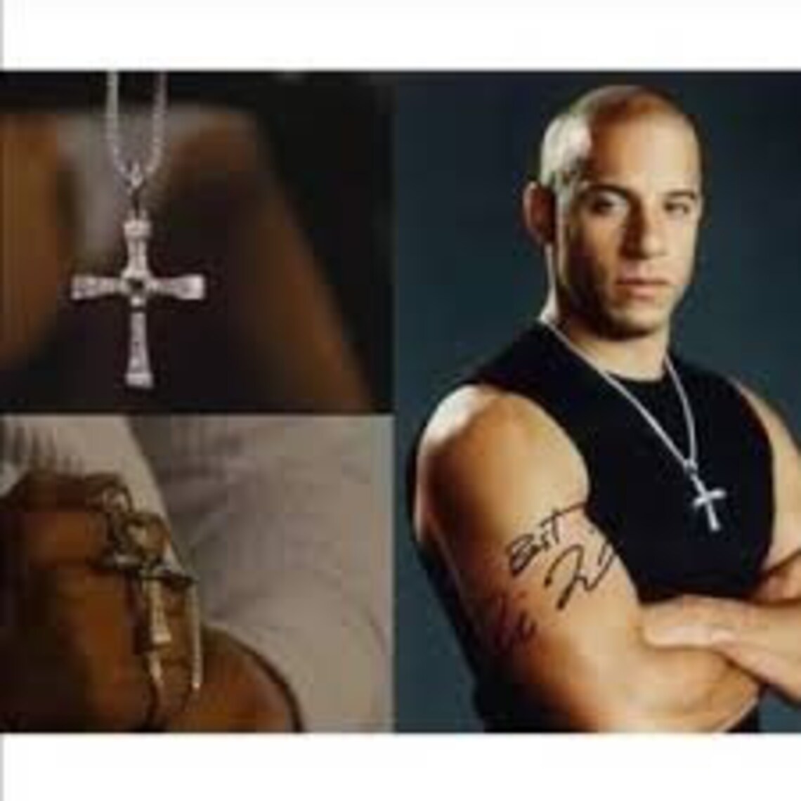 The Fast And The Furious Inspired Cross Pendant Necklace Etsy