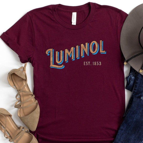 T-shirt Luminol : science médico-légale, enquêteur sur une scène de crime, cadeau véritable crime