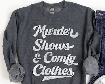 Sudadera para fanáticos de crímenes reales, ropa cómoda, regalo de programa de asesinatos