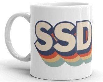 SSDGM Mug, My Favorite Murder, True Crime Quotes, Ceramic Mug, Stay Sexy Don't Get Murdered, MFM Fan Cult, Murderino, Coffee Lover Gift