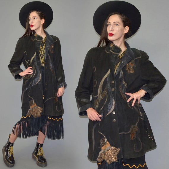 Vintage Brocade Pyrate Patchwork Embroidered Blan… - image 8