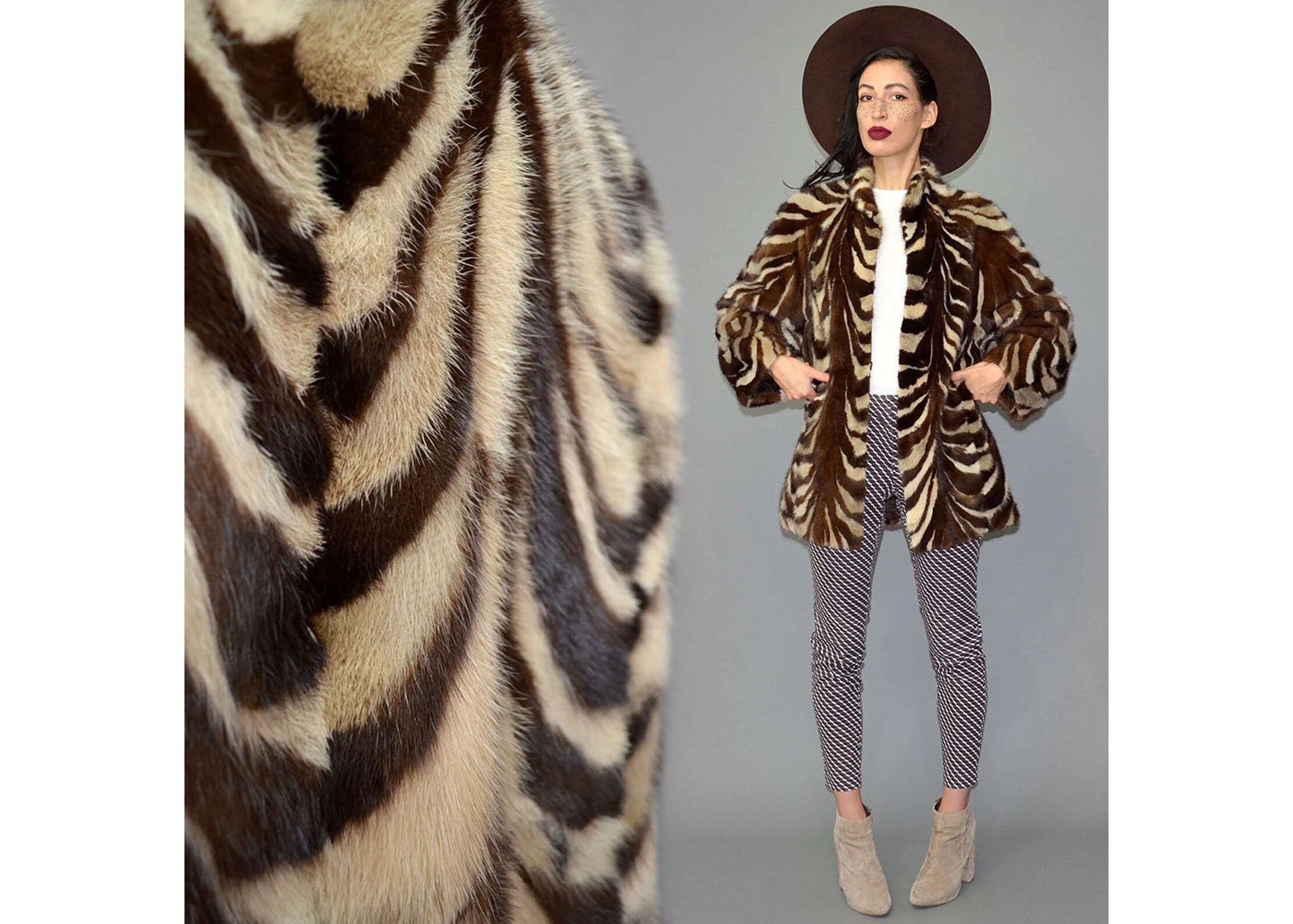 cappuccino fluffy jacket