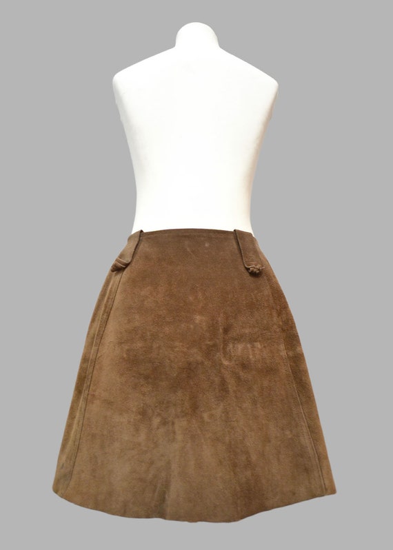 Vintage Western Navajo Moocha Wrap Mini A-Line Te… - image 7