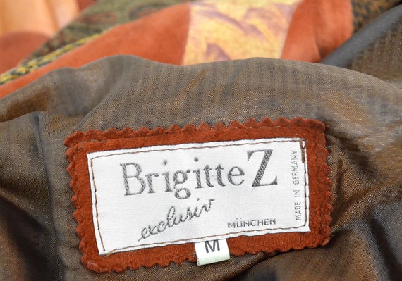 Vintage Brigitte Z Goat Suede Leather Couture Pat… - image 6