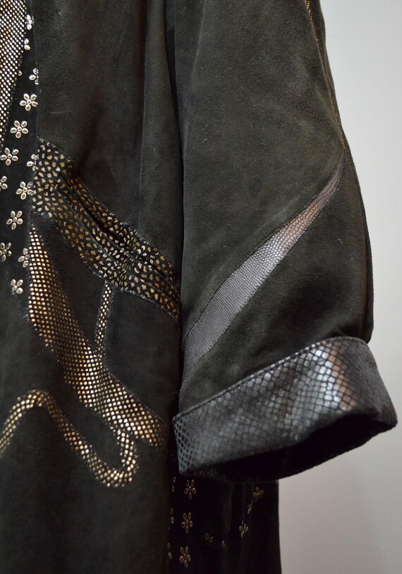 Vintage Brocade Pyrate Patchwork Embroidered Blan… - image 5