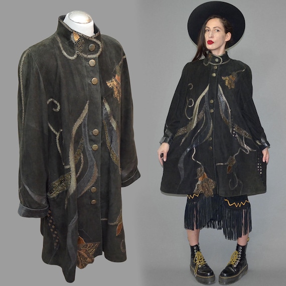 Vintage Brocade Pyrate Patchwork Embroidered Blan… - image 9