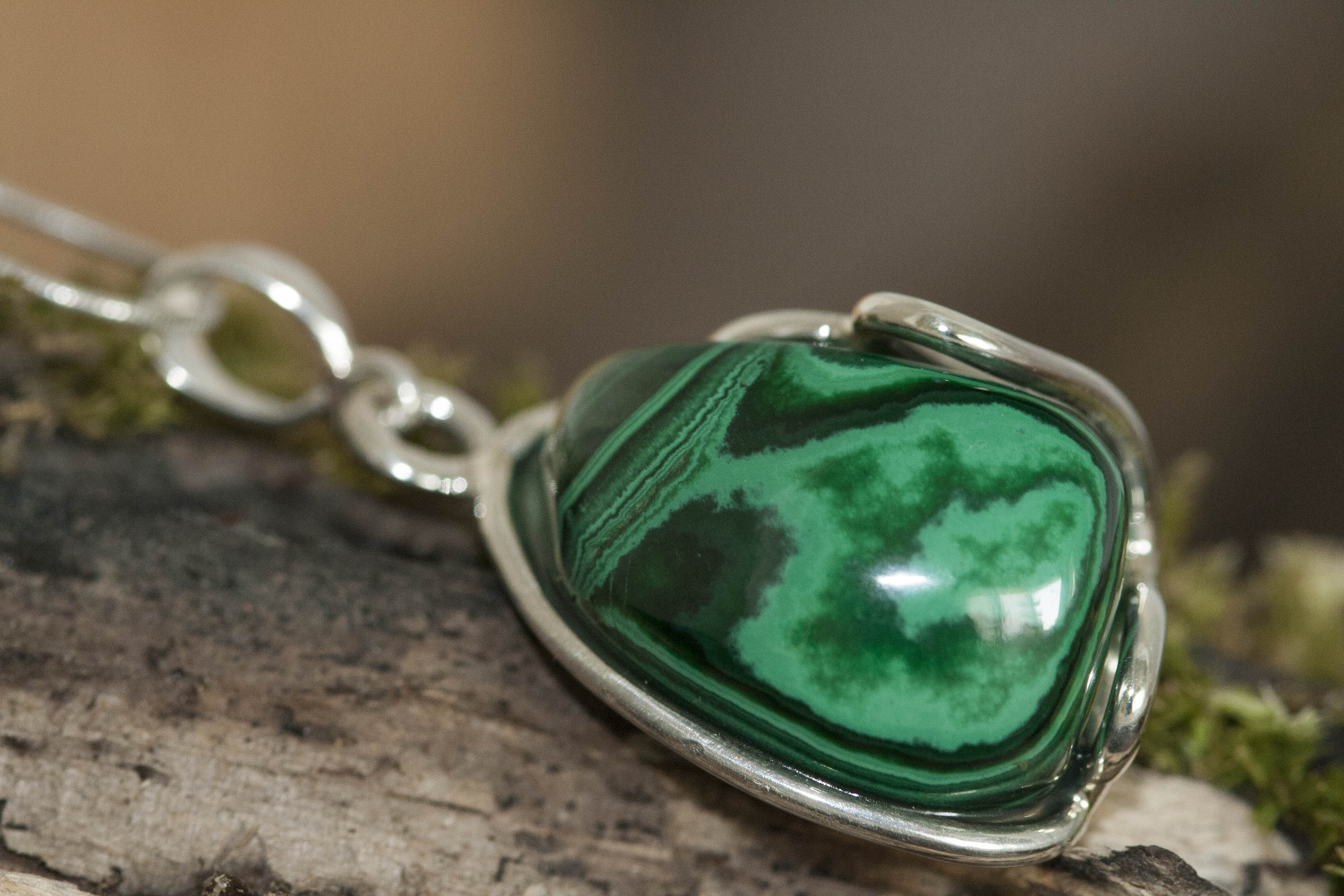 Real malachite jewelry Clearance