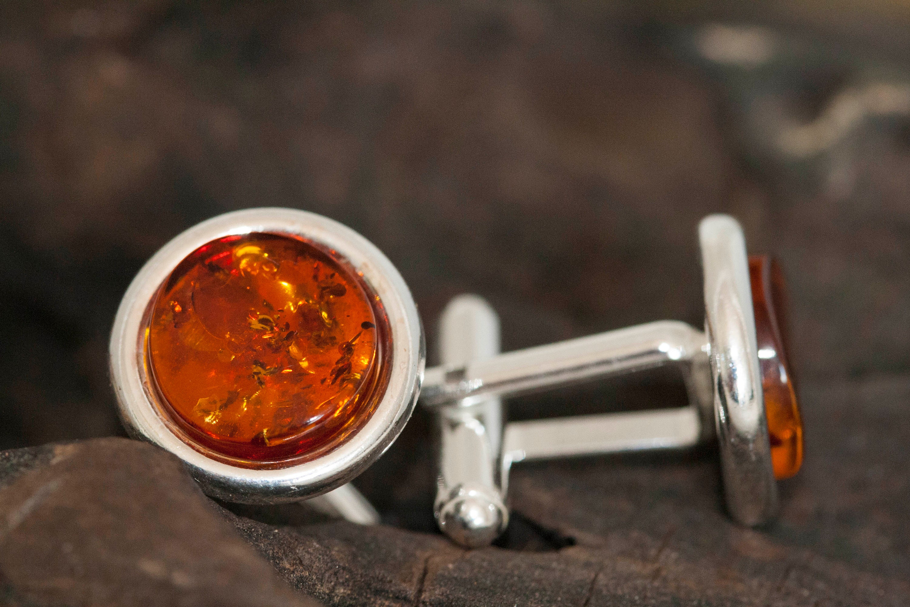 Baltic Amber Cufflinks , Sterling silver cufflinks, Anniversary gift ...