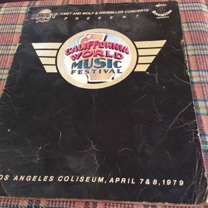Kmet and Wolf & Rissmiller Concerts Present California World Music Festival Broché Ted Nugent et Cheap Trick bon état