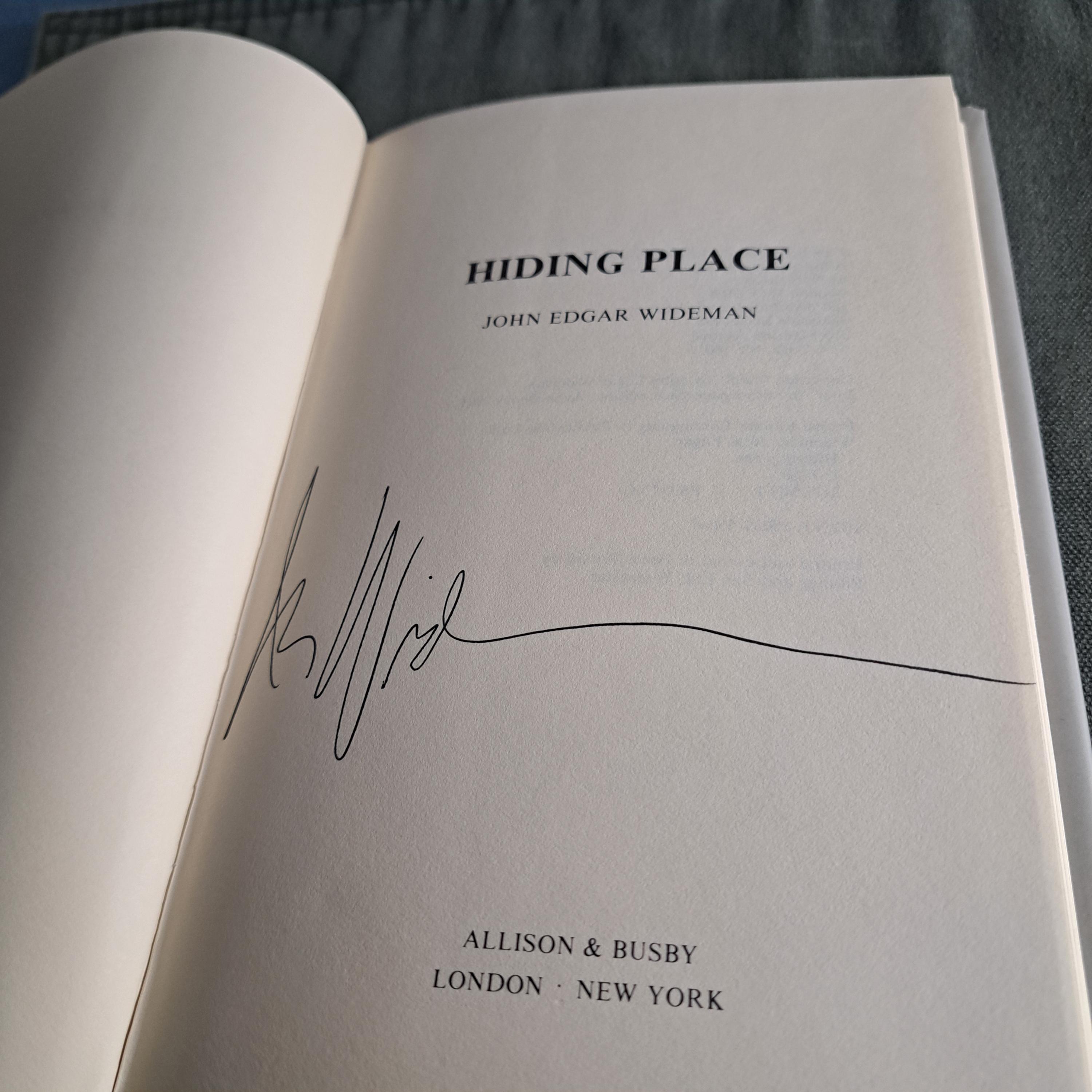 Hiding Place by John Edgar Wideman Hardback, 1981 1st Edition