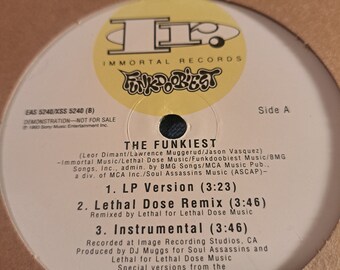 Immortal Records Funkdobiest Freak Mode Vinyl Album, 1993 Edition