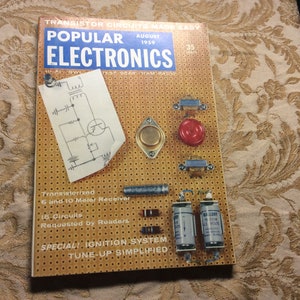 Vintage Popular Electronics Magazine August 1959 Issue