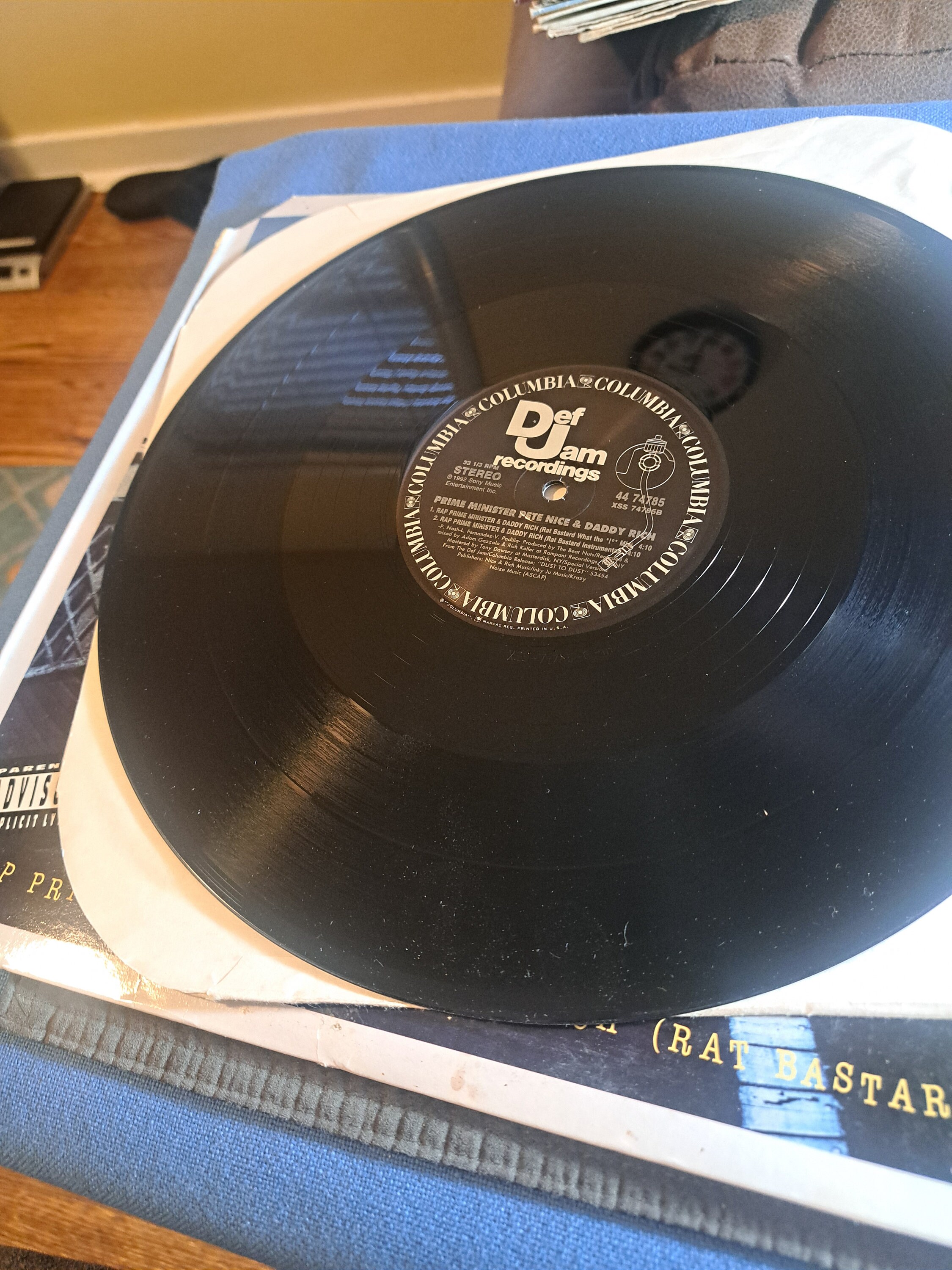 Prime Minister Pete Nice & Daddy Rich Vinyl Album. 1992