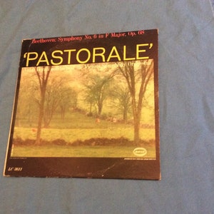 Beethoven: Symphony No.6 in zF Major, Op, 68 pastorale Vinyl Album