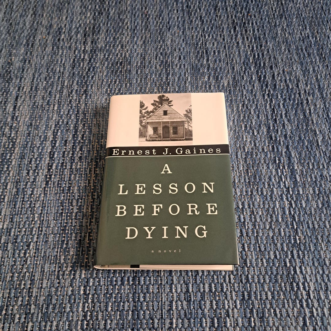 A Lesson Before Dying by Ernest J. Gaines Hardback, - Etsy