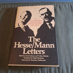 Cartas de Hess y Mann, tapa dura, 1975, primera edición