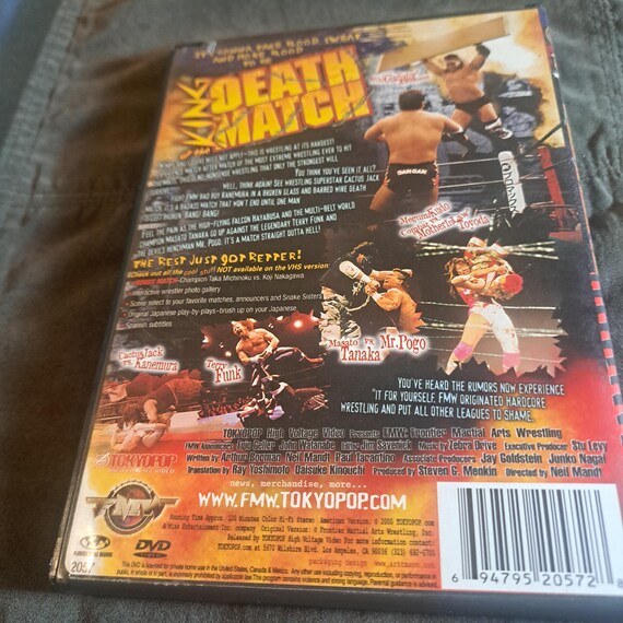 TMF Death Match Cactus Jack Attacks DVD
