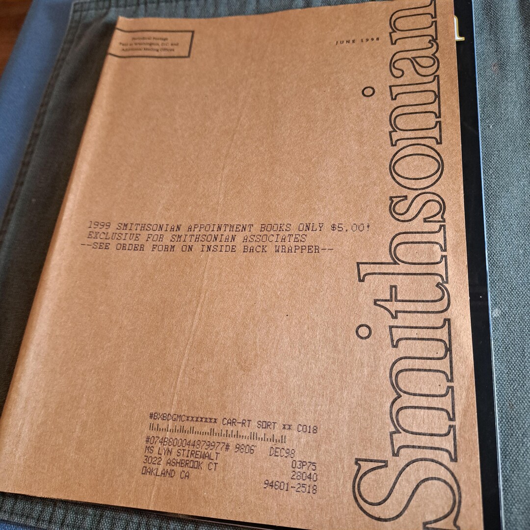 Smithsonian Magazine June 1998 Blimps - Etsy