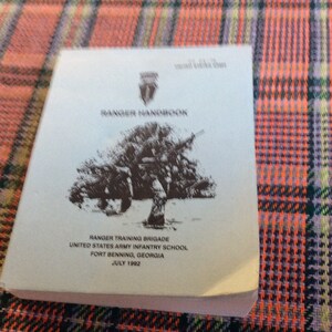 Ranger Training Brigade Manual July 1992 Edition