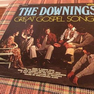 The Downings Great Gospel Songs Vinyl Album, 1972 Edition