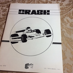 Vintage CRASH Game Manual Paperback, 1979 Edition