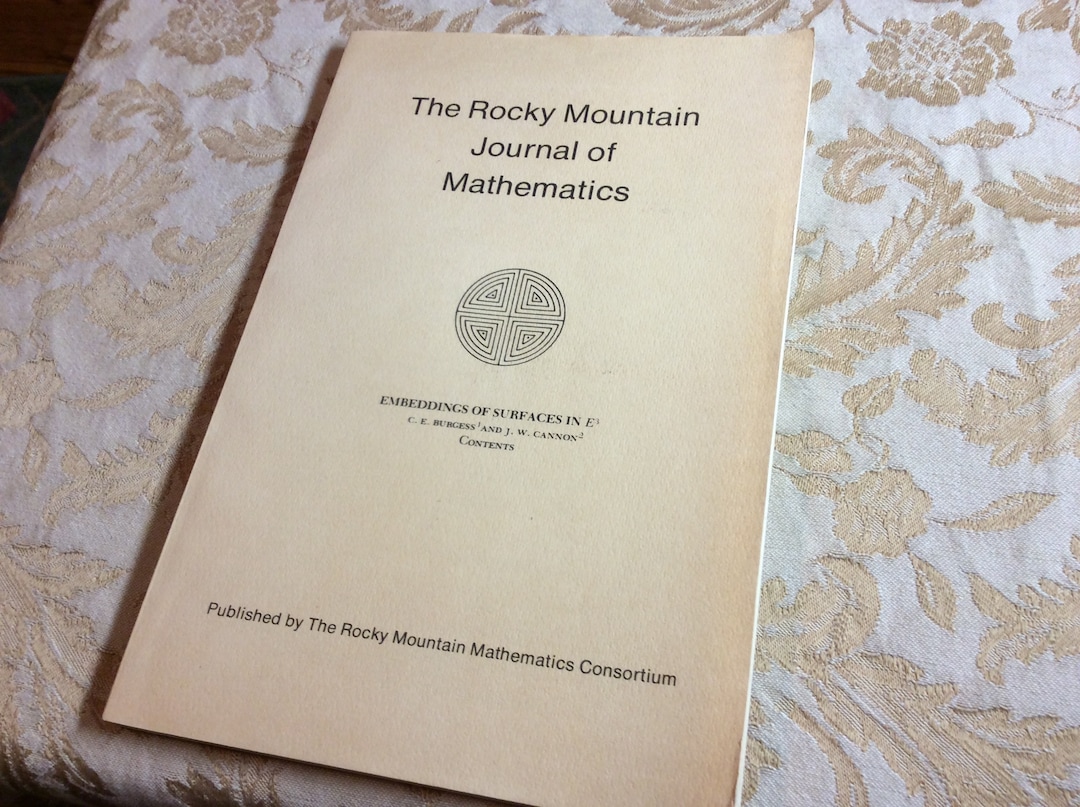 The Rocky Mountain Journal of Mathematics Volume 1 Number 2 Paperback