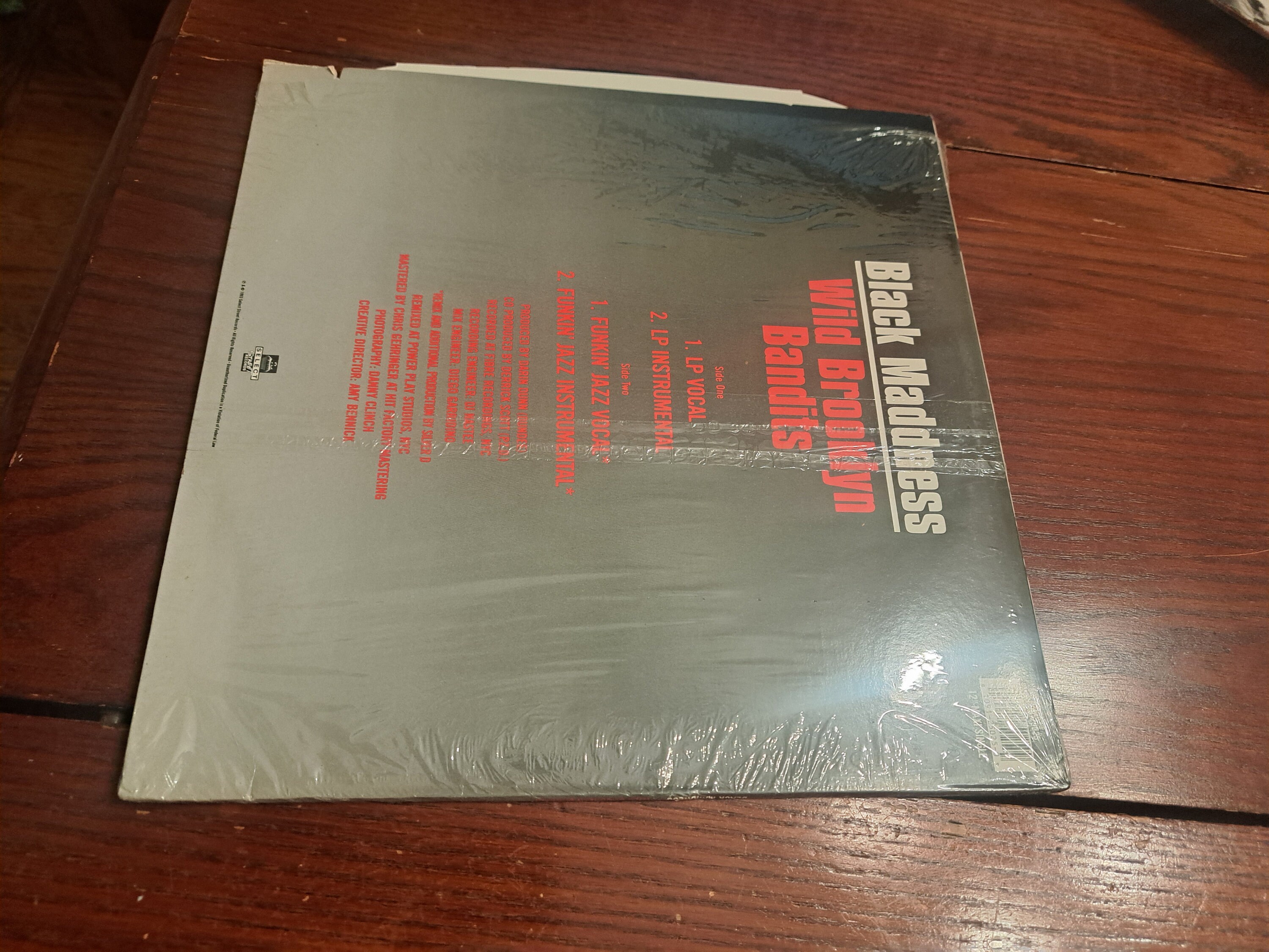 Wild Brooklyn Bandits Black Madness Vinyl Album, 1993 Edition - Etsy