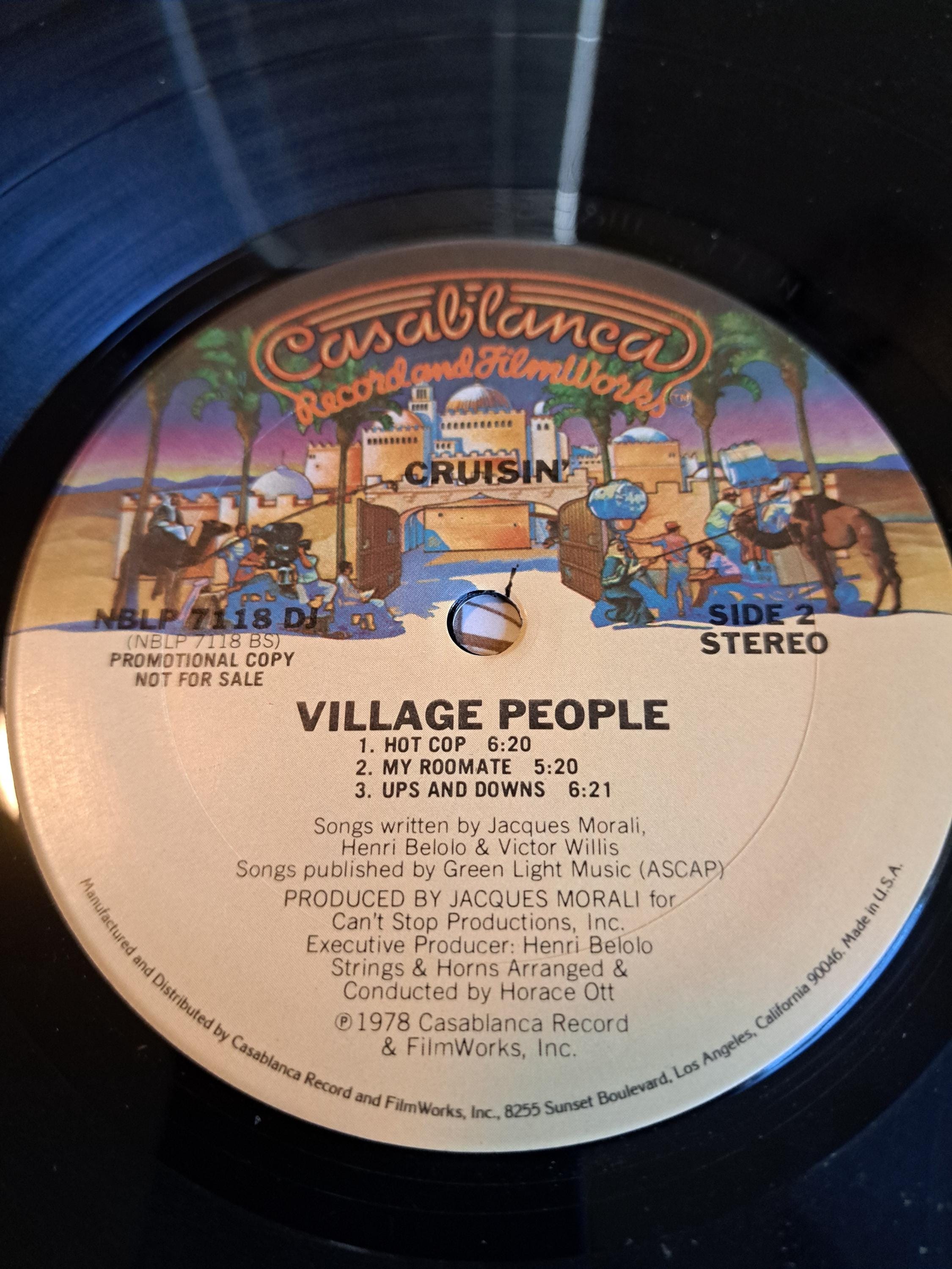 Cruisin' Village People Promotional Vinyl Album, 1978 Edition - Etsy