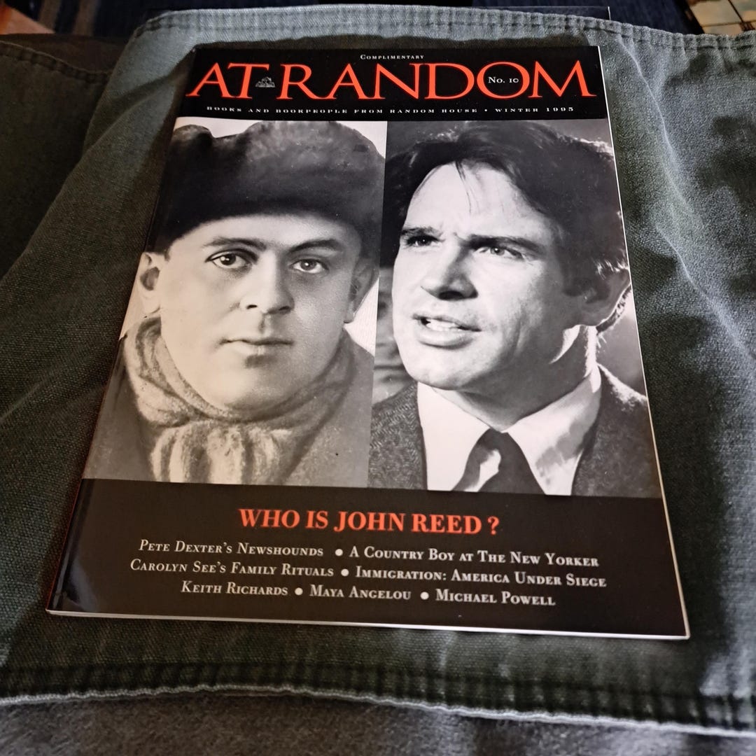 Random Magazine Clips Book At Random #10: Books and Book People Magazine From Random House 1995 ...