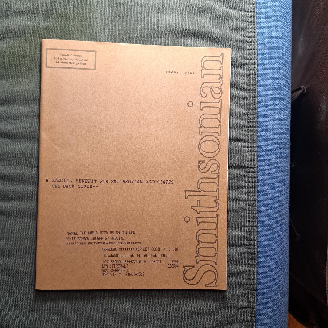 Smithsonian Magazine August 2001 the Desert Fox Goes to Town - Etsy