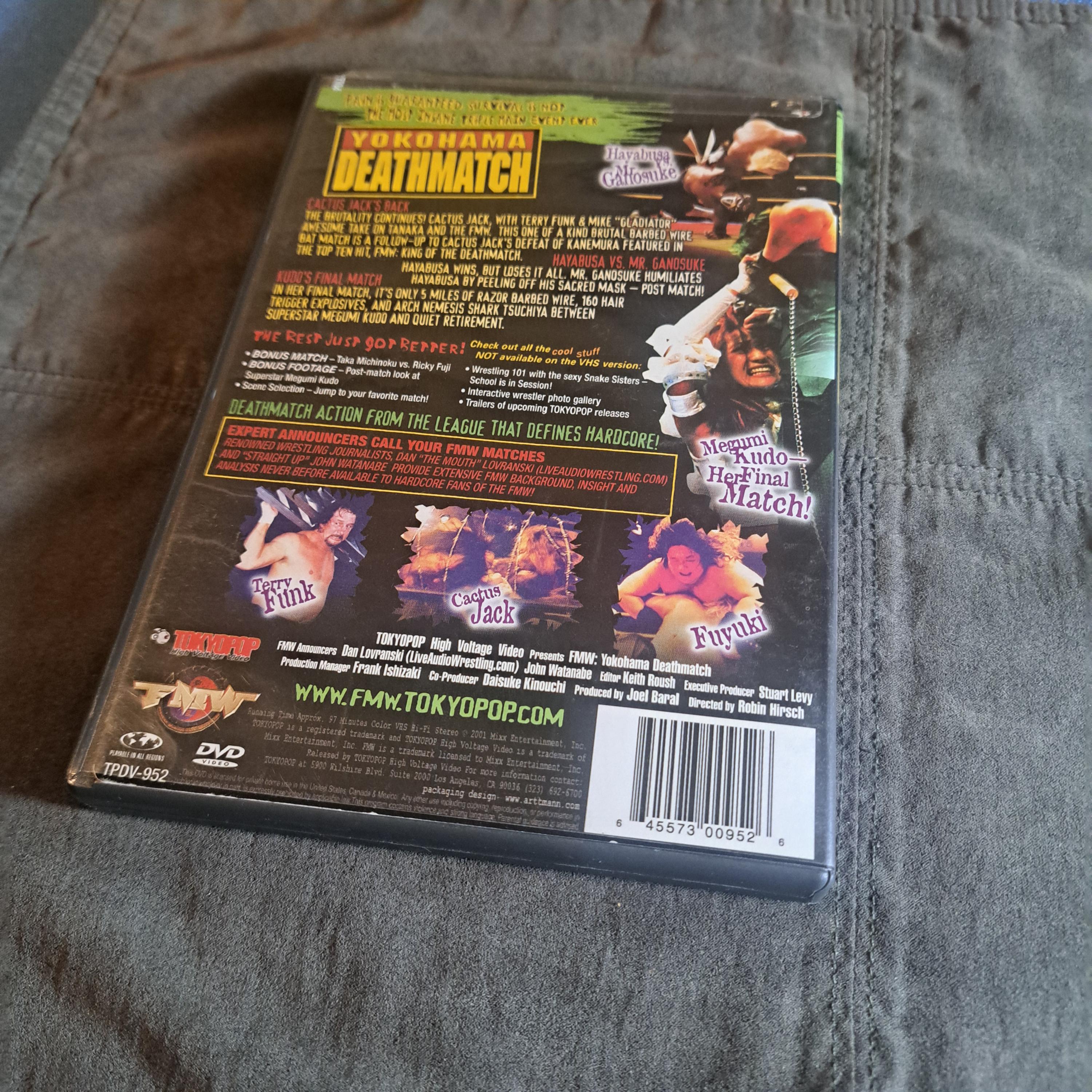 Yokohama Deathmatch Cactus Jack's Back DVD