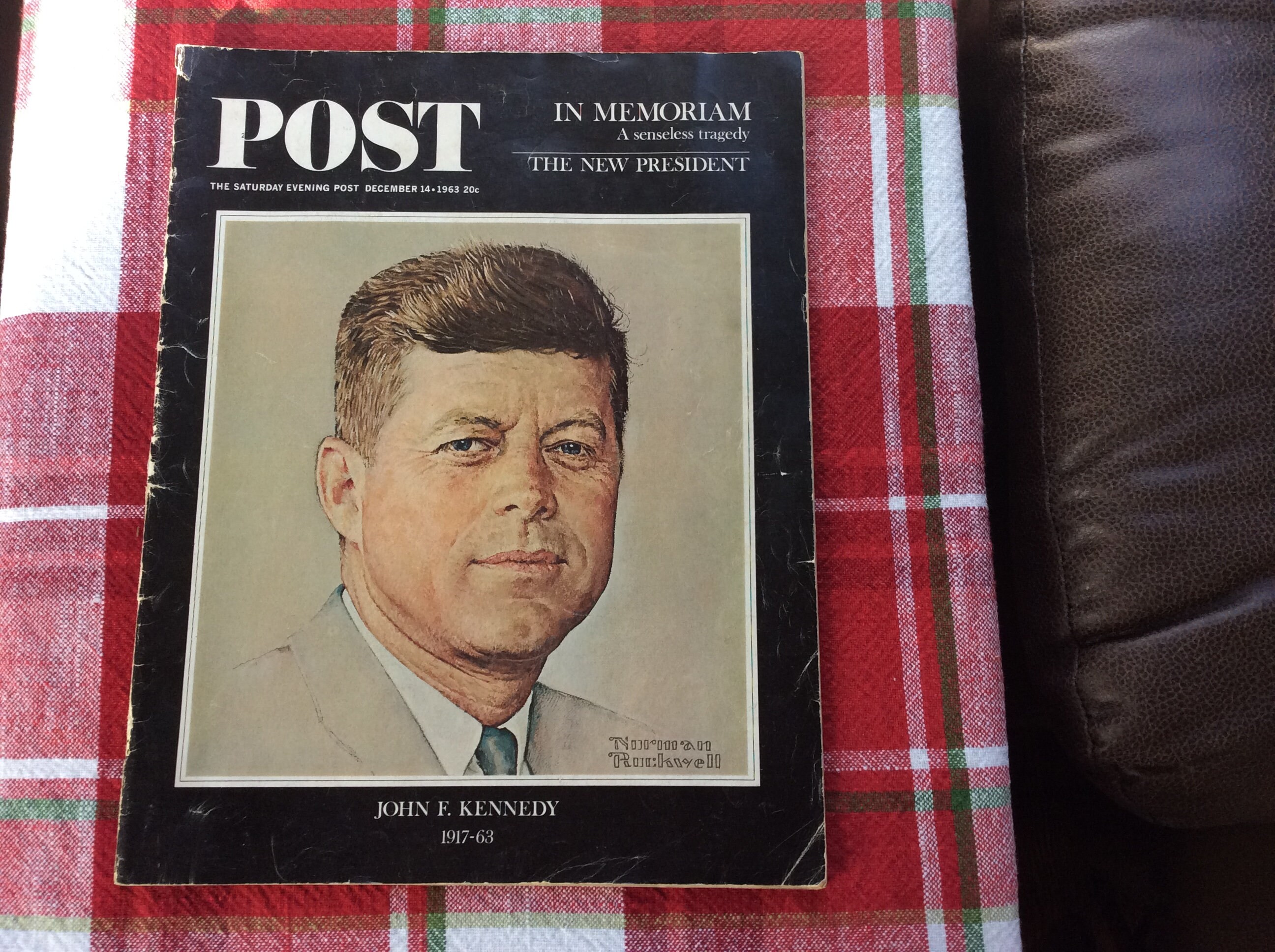 Saturday Evening Post December 14, 1963 Issue, John F. Kennedy - Etsy