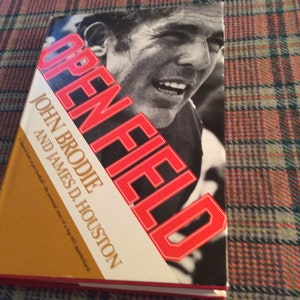Open Field John Brodie & James D. Houston Hardback, 1974 E