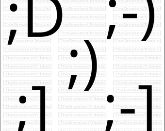wink face etsy